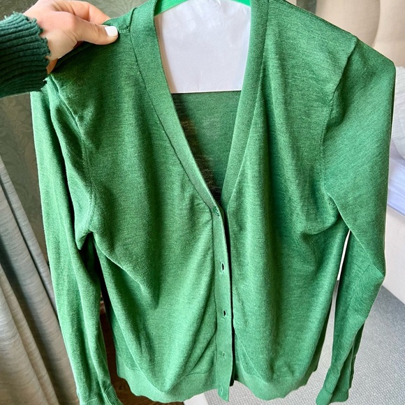 COS XS Green lightweight cardigan - Picture 3 of 6